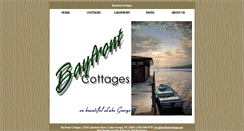 Desktop Screenshot of bayfrontcottages.net